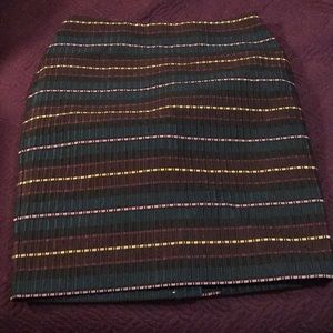 Ann Taylor Factory Pencil Skirt 2P Multi-Color